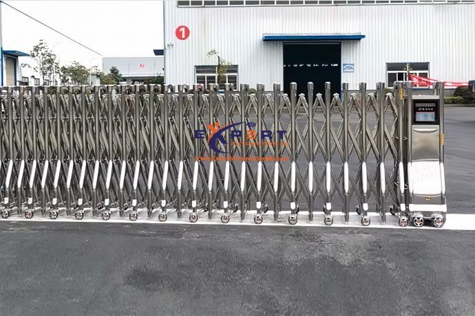 Automatic Retractable or Collapsible Gate Automatic Retractable Gate Bangladesh Remote Control System